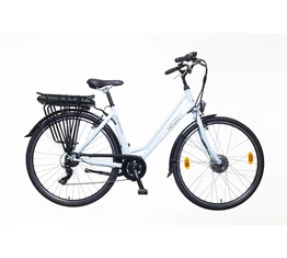 Neuzer Hollandia Basic elektromos kerékpár agymotoros, babyblue 19"