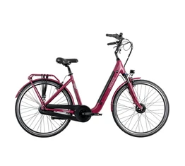 Neuzer Easyboarding alacsonyátlépésű ebike mattbordó integrált 461Wh-s akkumulátorral és nyomatékszenzorral