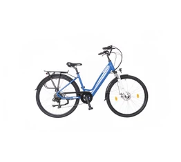 Neuzer Sorrento női elektromos kerékpár XOFO hátsó agymotoros, 40Nm/324Wh matt kék 17"