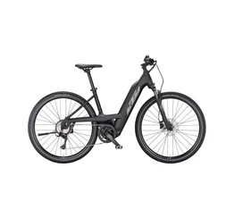 KTM Macina Cross 510 PTS elektromos kerékpár Bosch Performance CX Smart 85Nm, 500Wh, 8 fokozatú Altus váltó, női fekete 46cm