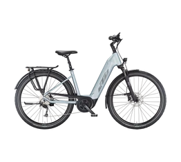 KTM Macina Tour P510 elektromos kerékpár Bosch Performance Smart meghajtás mono váz azúrkék/ezüst 43cm