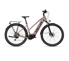 Kellys E-Cristy 30 Rose Gold női trekking Ebike 95Nm/725Wh Panasonis motor, 9 fok. CUES váltó, M/46cm