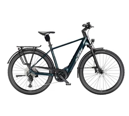 KTM Macina Tour PX810 ebike Smart Bosch PX 85Nm motorral és 800Wh akkuval 11 fokozatú CUES váltó, dark sea, férfi 51cm