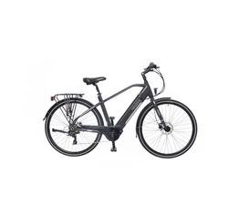 Neuzer Mantova ebike 28"-as alu 36V/250W középmotor 374Wh integrált akku matt sötétszürke 20"