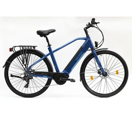 Neuzer Mantova ebike 28&quot;-as alu 36V/250W középmotor 374Wh integrált akku metálkék 20&quot;