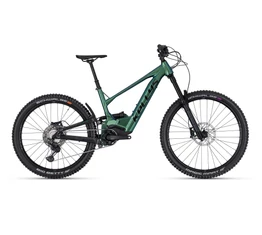 Kellys Theos R50 Magic Green 29/27,5" összteleszkópos MTB Ebike 11 fokozatú Deore XT váltó, Panasonic 95Nm/725Wh meghajtás, M