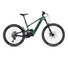 Kellys Theos R30 Magic Green 29/27,5" összteleszkópos MTB Ebike 10 fokozatú CUES váltó, Panasonic 95Nm/820Wh meghajtás, S