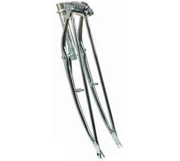 Villa cruiser springer króm 1" 200mm nyakkal, 100mm menettel