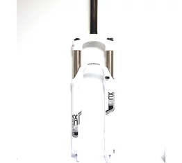 Suntour XCR 32 26" MTB teleszkóp A-Head-es nyakkal, 100mm úttal, tárcsafékes, fehér