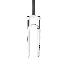 Suntour XCR 32 RL-R 26&quot; MTB teleszkóp 1-1/8&quot;, 120mm, kormányról vezérelhető lock, visszaút csillapítás, tárcsafékes, fehér