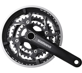 Shimano LX FC-T551 trekking/cross hajtómű 48/36/26-os fogszám Hollowtech II láncvédővel