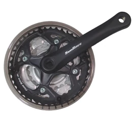 Sunrace FCM513 hajtómű gyerek kerékpárhoz 42/34/24-es fogszám,152mm-es,láncvédő