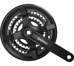 Shimano Tourney FC-TY301 MTB, cross vagy trekking hajtómű 28/38/48-as lánckerekekkel 6-7-8 fokozatú rendszerekhez