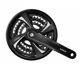 Shimano Tourney FC-TX801 170-42/22/32 fogú lánckerekekkel nadrágszárvédővel