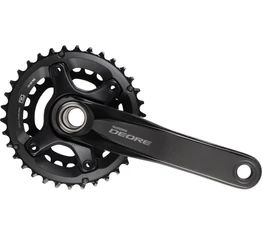 Shimano Deore M6000 MTB hajtómű 34/24-es fogszám, 175mm-es, HollowtechII integrált tengely, 10 fokozathoz, fekete