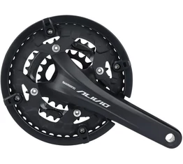 Shimano Alivio FC-T4060 MTB/cross hajtómű 44/32/22 integrált, 175mm,fekete, 9-es, csapágy nélkül
