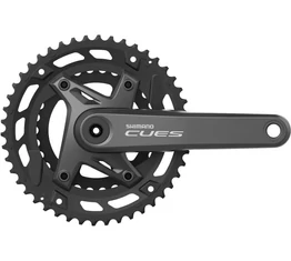 Shimano CUES FC-U6000-2 hajtómű 2x9/10 46/30 lánckerék integrált tengely