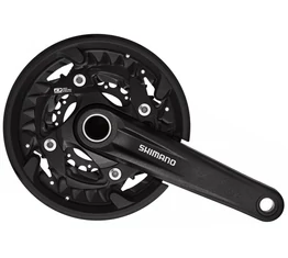 Shimano Deore FC-MT500 MTB hajtómű 22/30/40 fogú lánckerekekkel integrált tengellyel 10-es rendszerekhez