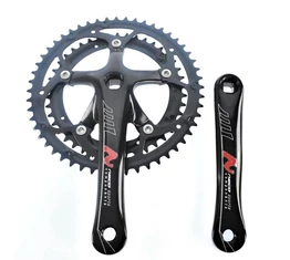 Neco Basic országúti hajtómű alu karok acél lánckerekek 52/42-170 fekete