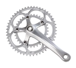 Prowheel országúti hajtómű 50/34-es fogszám, 170mm-es, csvaros, alu, ezüst