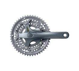 Shimano Claris FC-2403 országúti hajtómű 50/39/30-es fogszám, 8 fokozathoz, Octalink, 170mm-es hajtókar, ezüst