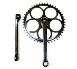 Ékes hajtómű 46-os fogszám, 170mm-es karral