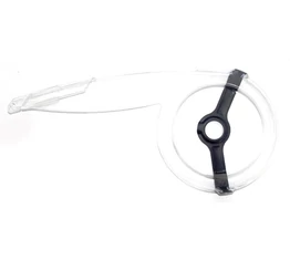 Láncvédő zárt 44-48 foghoz, átlátszó polikarbonát, hajtóműcsésze alá rögzíthető