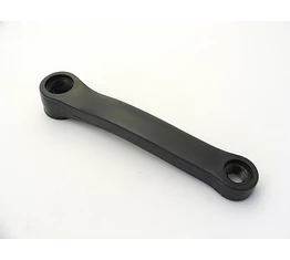Négyzetkúpos hajtókar bal, acél, 170mm, fekete