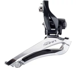 Shimano Sora első váltó FD-R3000 bilincses 34,9-28,6mm, 2 fokozatú, kilences rendszerhez, fekete