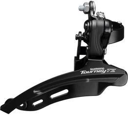 Shimano Altus FD-TZ510 első váltó, felülhúzós, 31,8mm bilincs, 6/7 fokozatú, 48 foghoz