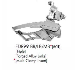 Váltó első Sunrace R90 9 sebességes konzolos 50 fogig