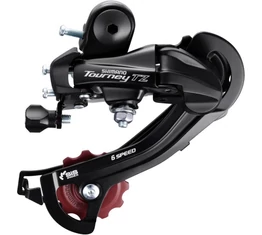 Váltó hátsó Shimano RD-TZ500 GS 6/7-es csavaros fekete hosszú kocsis