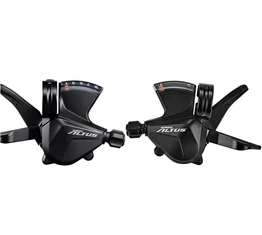 Shimano Altus váltókar szett bal+jobb 2x9-es SL-M2010 Rapidfire Plus, fekete