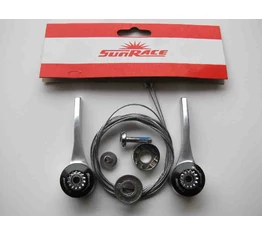 Váltókar Sunrace SLR30 alsócsőre, bal frikciós/jobb 7 sebességes, konzolos felfogatású