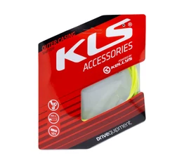 Váltóalkatrész bowdenház készlet Kellys 2500mm, 10 db bowdenvég, lime