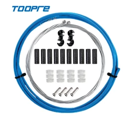Toopre váltóbowden készlet kék 2 méter (bowdenház+bowdenek+kupakok+bowdenvégek+vázvédők+összekötők)