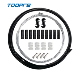 Toopre váltóbowden készlet fekete 2 méter (bowdenház+bowdenek+kupakok+bowdenvégek+vázvédők+összekötők)