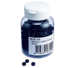 BBB BCB-65 RubberDonuts távtartó bowdenre, fék és váltóbowdenekhez egyaránt, 3szelet/darab, fekete