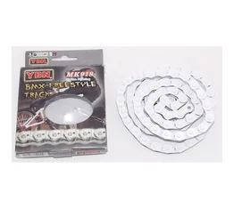 YBN félszemes BMX lánc 116 tagú 1/2x1/8 fehér