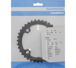 Shimano Deore XT FC-T781 36fogú lánckerék 4 karos 104mm lyukkör