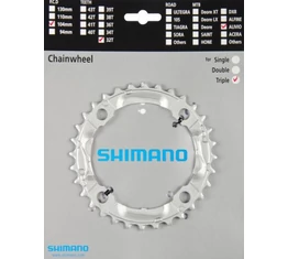 Shimano FC-M430 32fogú lánckerék 4 karos 104mm lyukkör, ezüst