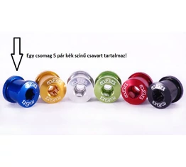 A2Z alu lánckerékcsavar kék színben 1 csomag/5 pár