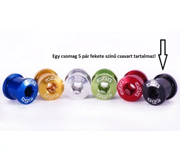 A2Z alu lánckerékcsavar fekete színben 1 csomag/5 pár