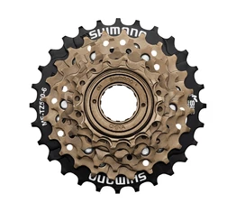 Shimano MF-TZ500 6-os racsni 14-28-as fogszám barna/fekete - egyedi csomagolásban
