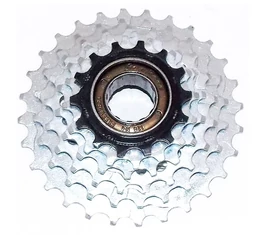 Sunrace MFM2A6DS 6 sebességes racsni 14-28-as fogszám, króm/fekete