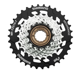 Shimano MF-TZ510 7 sebességes Megarange racsni 14-34-as fogszám ezüst/fekete