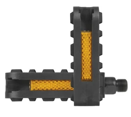 Műanyag keretes-Cr-Mo tengelyű felhajtható pedál