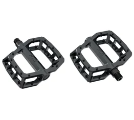 Kellys KLS Flat 50 023 golyós-kónuszos platform pedál extrém használatra is fekete