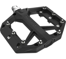Shimano PD-GR400 platform pedál kompozit testtel Cr-Mo tengellyel fém tüskékkel fekete