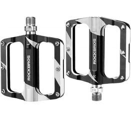 RockBros Universal platform pedál cserélhető tüskés ipari csapágy fekete